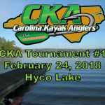 CKA Tournament 1: Lake Hyco CKA Tournament 1: Lake Hyco