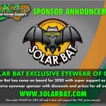 CKA Welcomes Solar Bat Eyewear as a Sponsor!