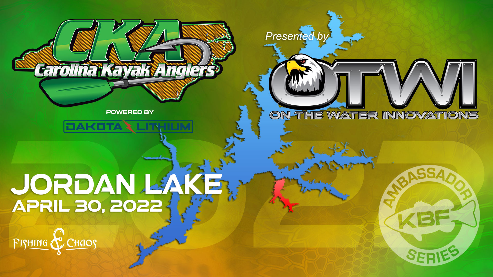 CKA 2022 Jordan Lake Carolina Kayak Anglers